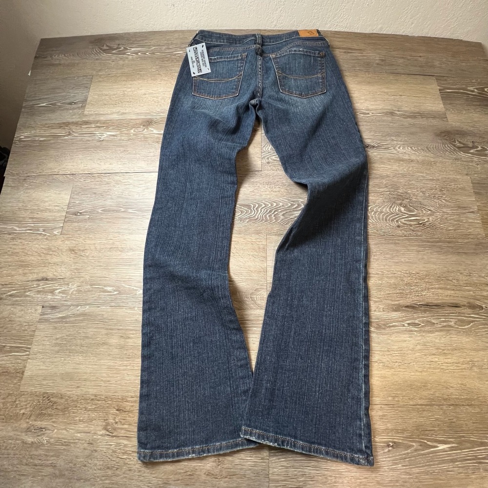 Bullhead Laguna Bootcut Jeans Womens 5R Dark Wash Blue Low Rise Denim Flare